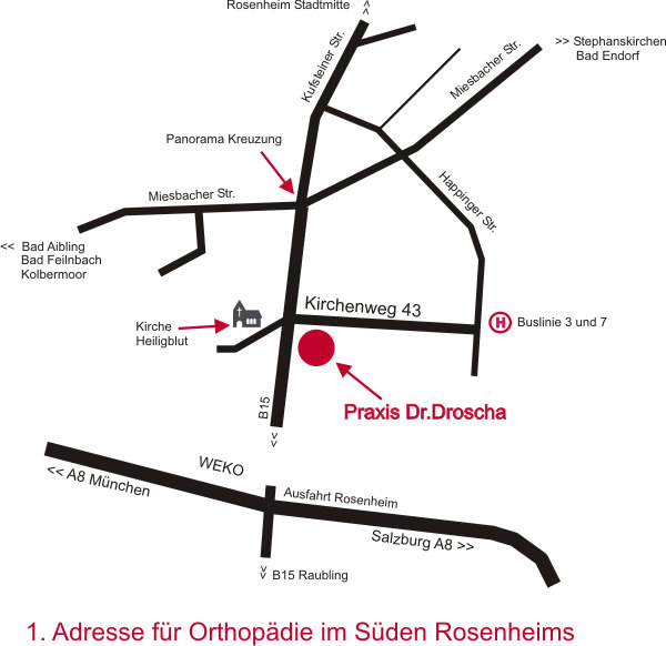 Klicken zum Vergössern Anfahrtweg